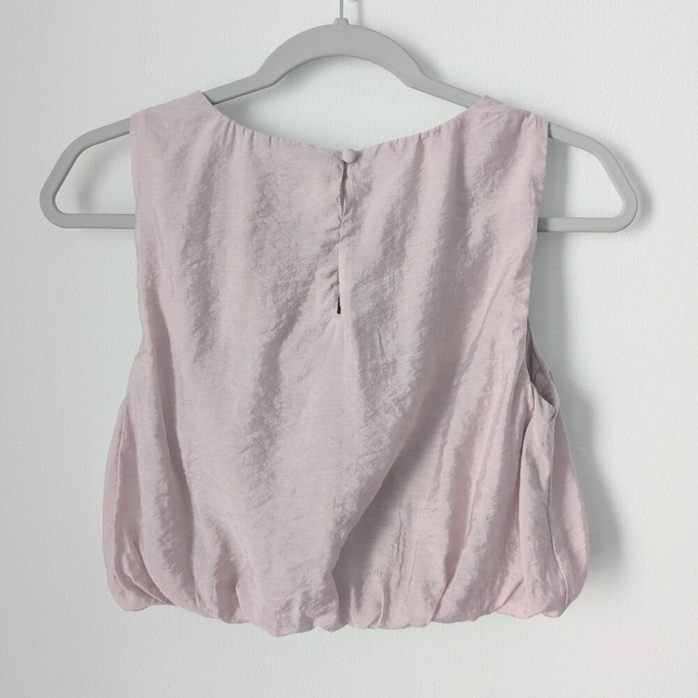 NWT Abercrombie & Fitch Crinkle Textured Cowl Neck Top - Picture 3 of 6